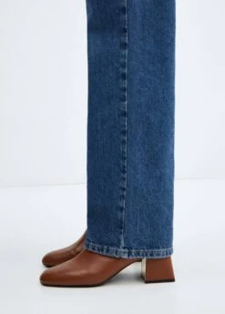 Bottines En Cuir à Talon Métallisé -Vêtements Pascher 57025977 CU D9