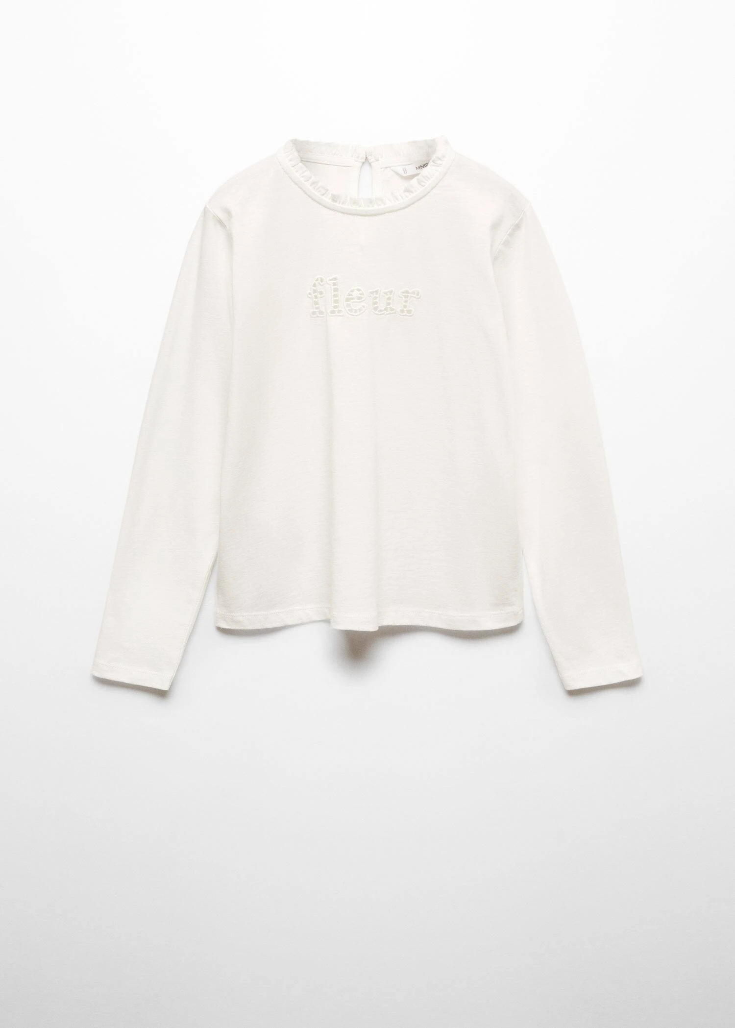 T-shirt Imprimé Détail Brodé 4 T-shirt Imprimé Détail Brodé – Image 2