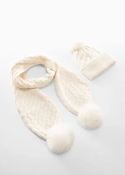 Écharpe Maille Pompon -Vêtements Pascher 57026002 07 D1