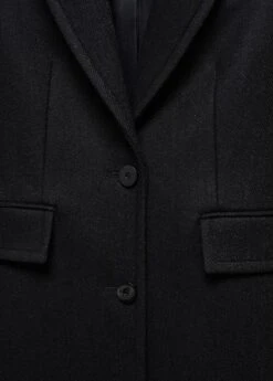 Manteau Laine Relief Revers -Vêtements Pascher 57026024 99 D8