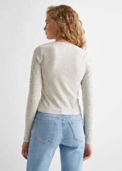 T-shirt à Rayures Et Boutons -Vêtements Pascher 57026724 94 R