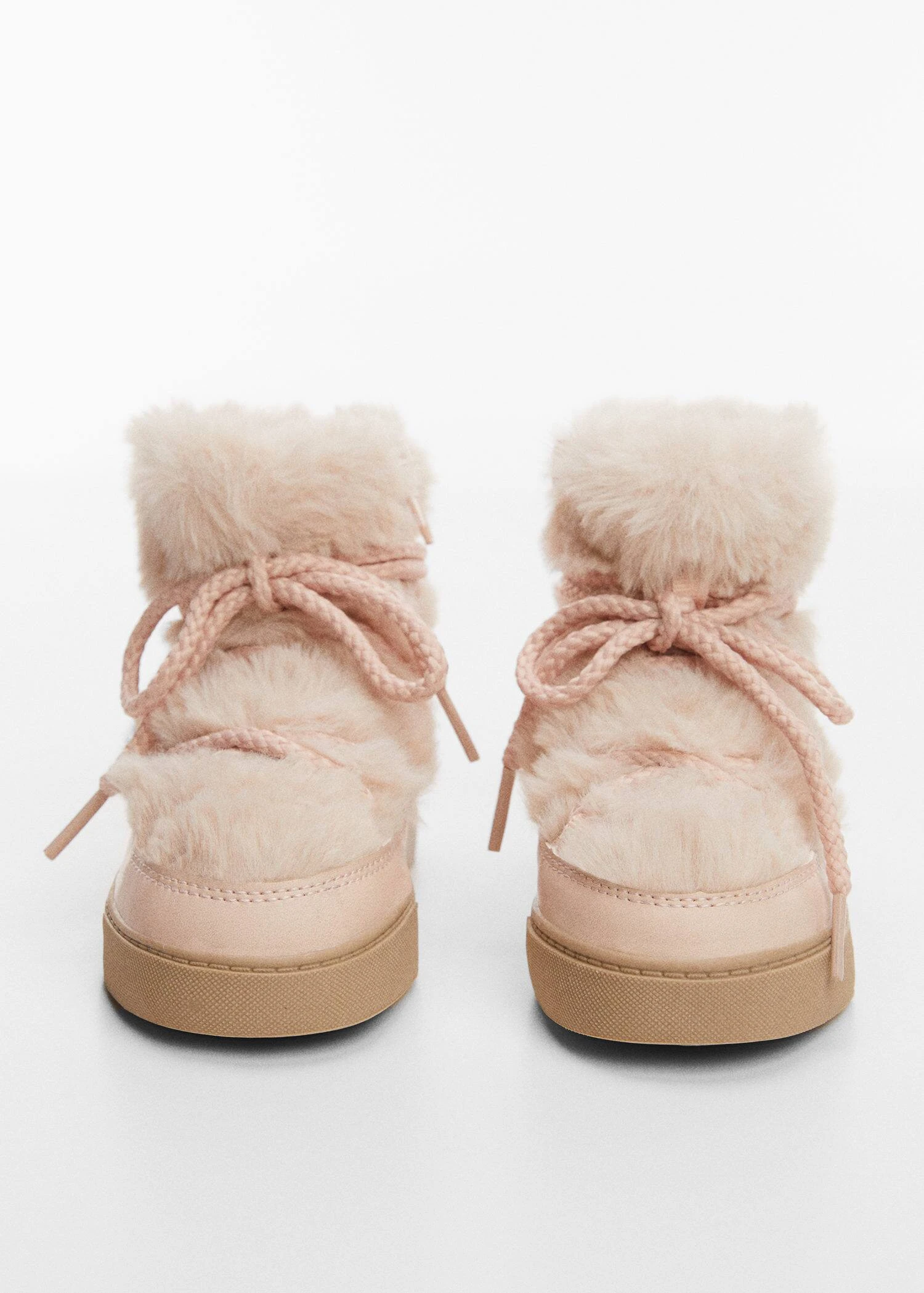 Bottines Lacets Fausse Fourrure 5 Bottines Lacets Fausse Fourrure – Image 3