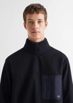 Sweat-shirt Polaire Col Zippé -Vêtements Pascher 57027722 56 D1