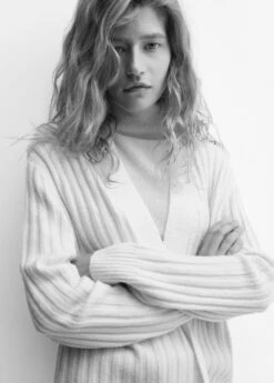 Cardigan Long Côtelé -Vêtements Pascher 57027726 05 D1