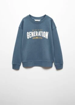 Sweat-shirt Message Coton