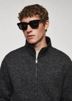 Sweat-shirt Jaspé Fermeture Éclair -Vêtements Pascher 57027737 95 D1