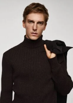 Pull-over Laine Col Montant Maille Côtelée 12 Pull-over Laine Col Montant Maille Côtelée -Vêtements Pascher 57027752 30 D1