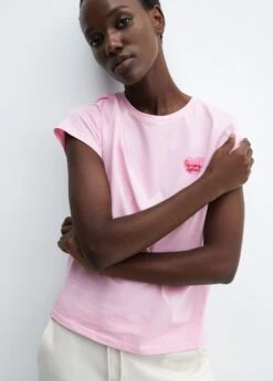 T-shirt Solidaire Message Brodé 13 T-shirt Solidaire Message Brodé -Vêtements Pascher 57027759 85 D2