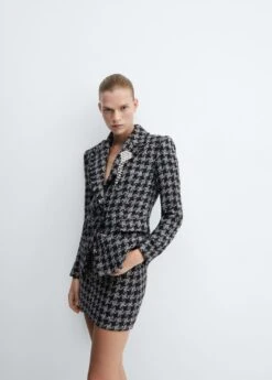 Minijupe Tailleur Tweed -Vêtements Pascher 57028279 92 D1