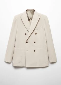 Veste Croisée Laine Vierge -Vêtements Pascher 57028634 05 B