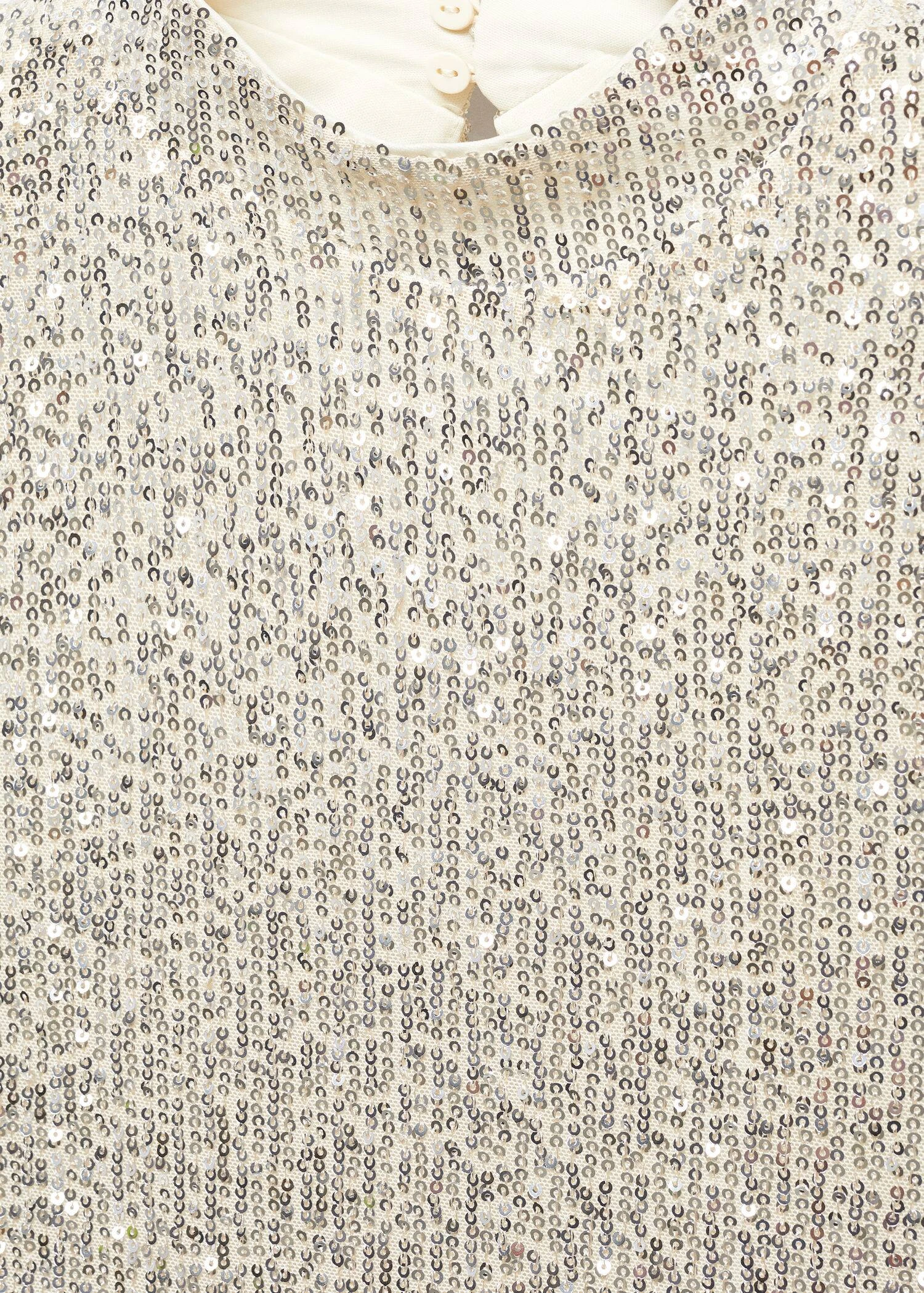 T-shirt Sequins Col Montant 8 T-shirt Sequins Col Montant – Image 6