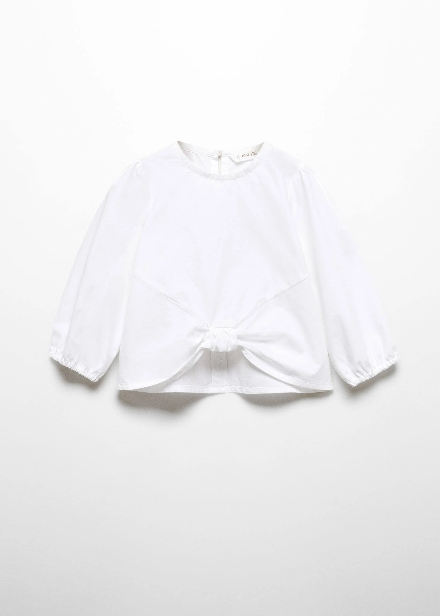 Blouse à Nœud En Coton 3 Blouse à Nœud En Coton