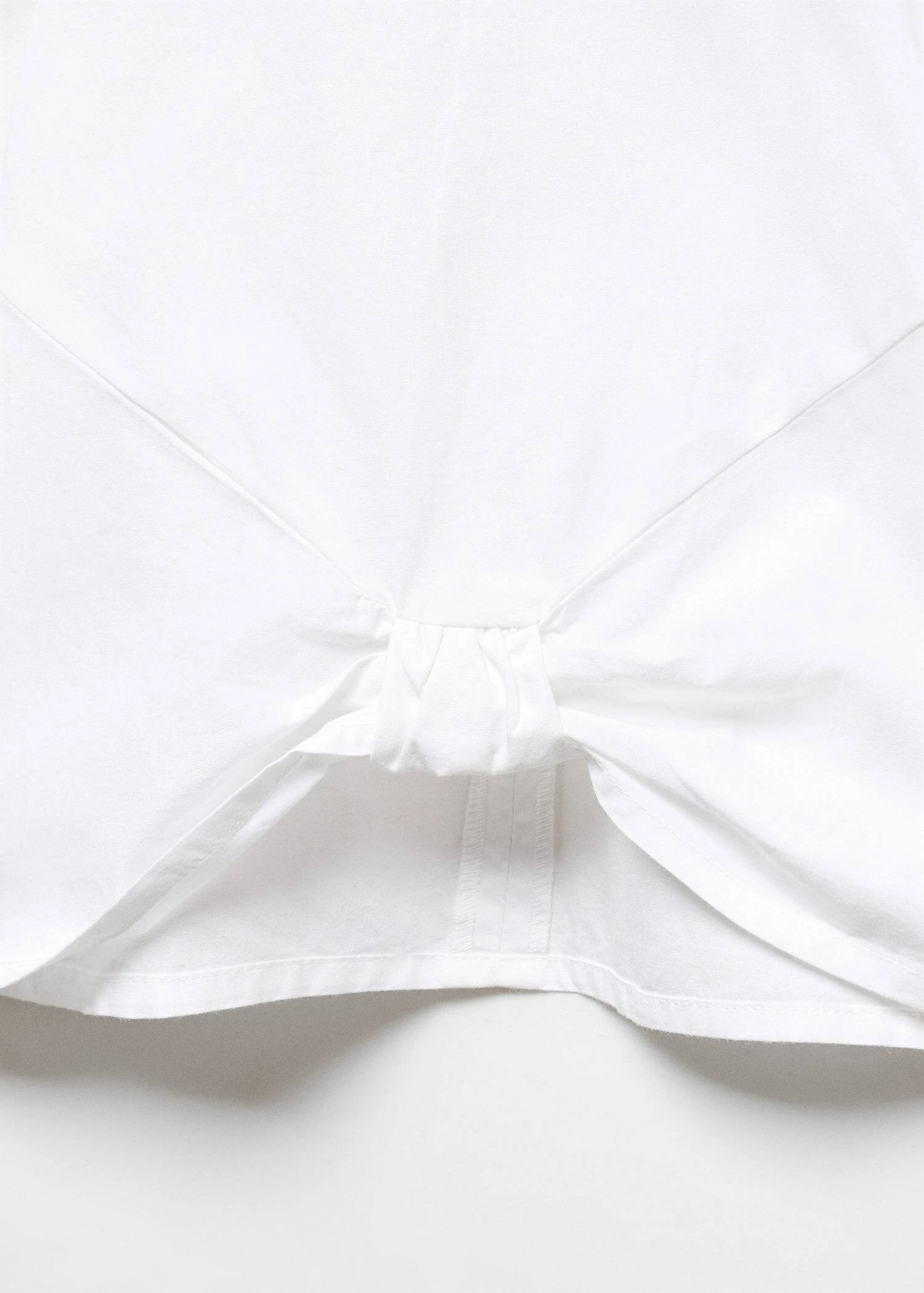 Blouse à Nœud En Coton 6 Blouse à Nœud En Coton – Image 4