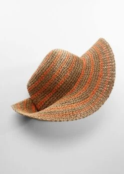 Chapeau Fibre Naturelle Bicolore -Vêtements Pascher 57030002 20 D1