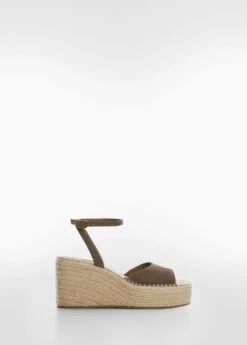 Sandales Compensées Cuir