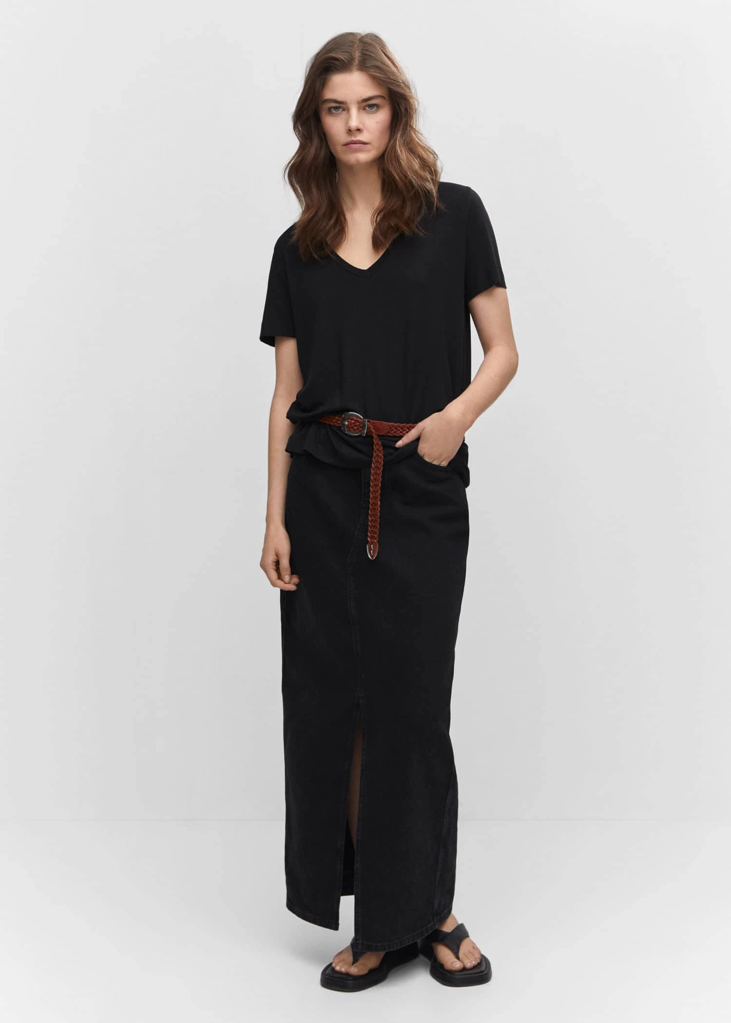 T-shirt Col En V 4 T-shirt Col En V – Image 2