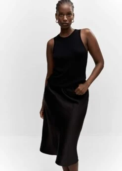 Jupe Midi Satinée 28 Jupe Midi Satinée -Vêtements Pascher 57030409 99 D5