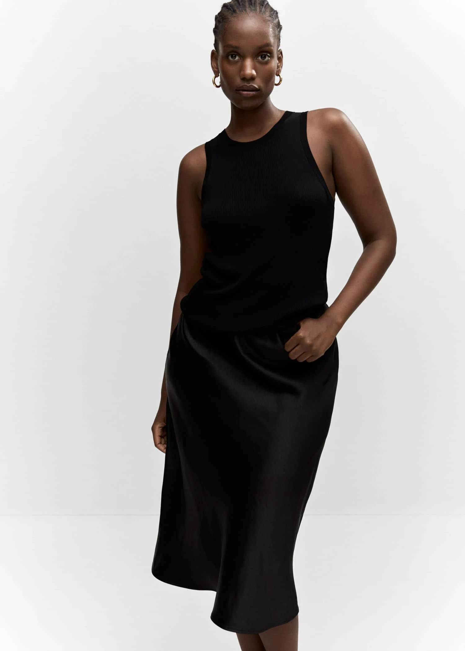 Jupe Midi Satinée 9 Jupe Midi Satinée – Image 7