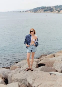 Surchemise Fleurie Ceinture -Vêtements Pascher 57031501 52 D6