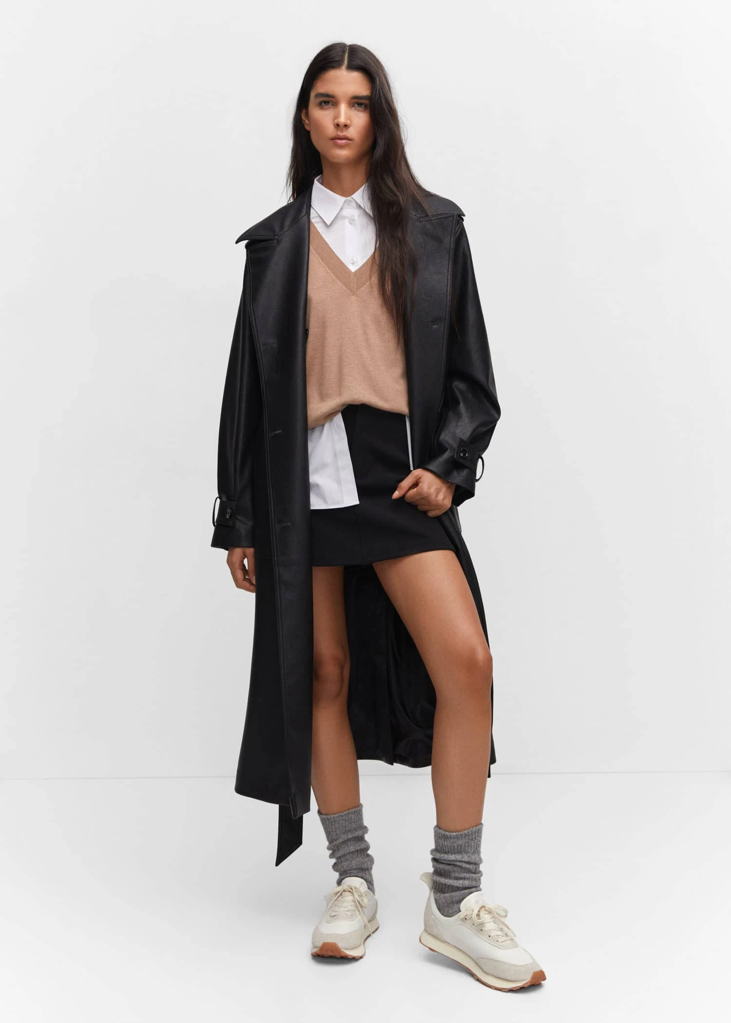 Baskets Empiècements Contrastés 3 Baskets Empiècements Contrastés