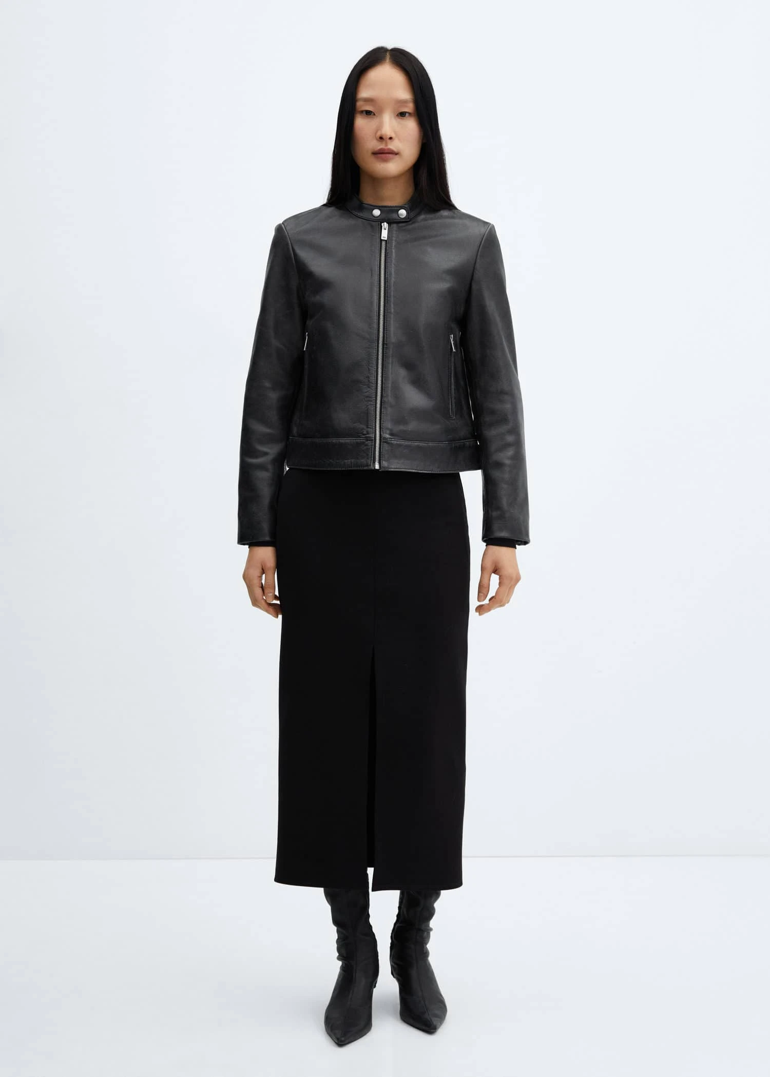 Jupe Midi Fendue à L’avant 4 Jupe Midi Fendue à L’avant – Image 2