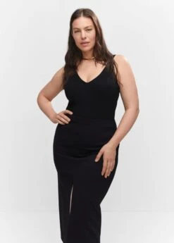 Jupe Midi Fendue à L’avant 20 Jupe Midi Fendue à L’avant -Vêtements Pascher 57033807 99 D5