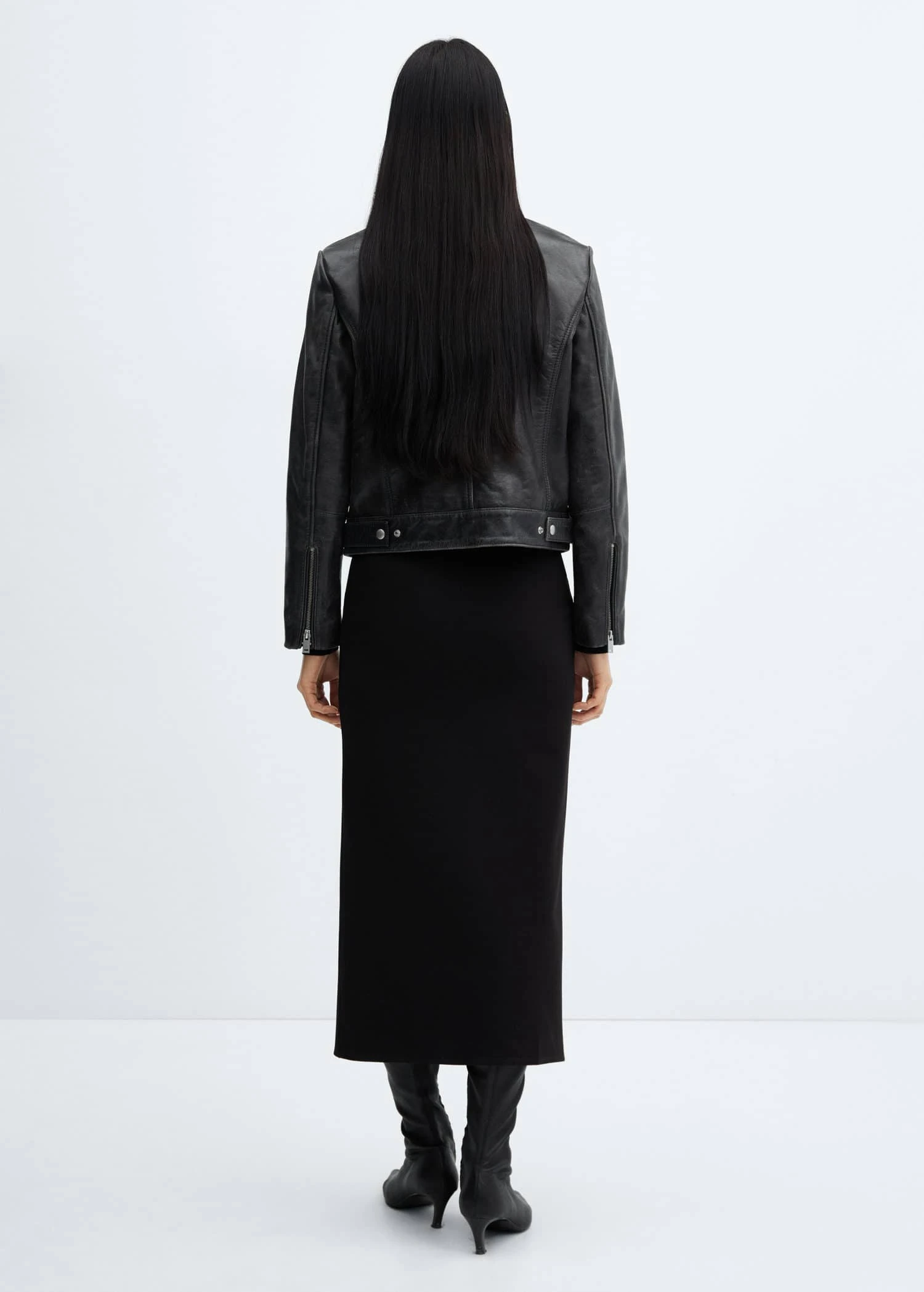 Jupe Midi Fendue à L’avant 5 Jupe Midi Fendue à L’avant – Image 3