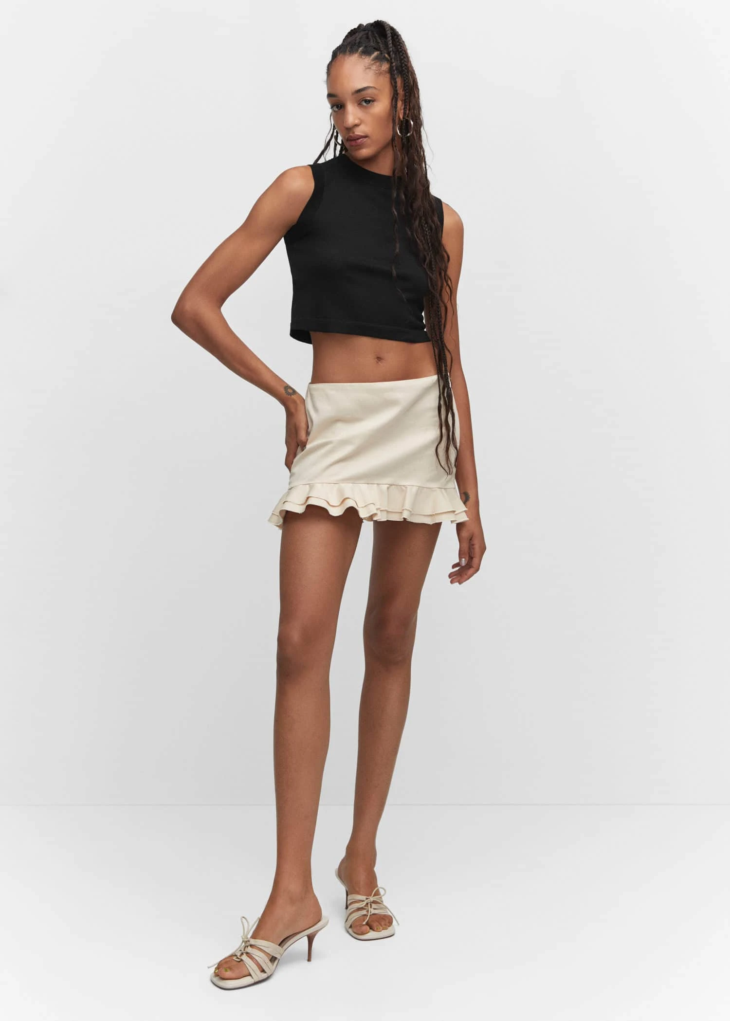 Crop Top Emmanchures Américaines 4 Crop Top Emmanchures Américaines – Image 2