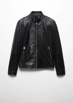 Blouson Biker En Cuir Zippé -Vêtements Pascher 57034386 99 B