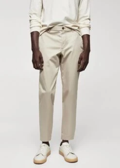 Pantalon Slim-fit Coton élastique