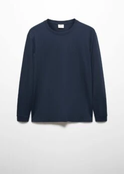 T-shirt Piqué De Coton Manches Longues -Vêtements Pascher 57034406 56 B