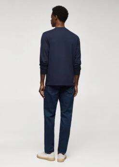 T-shirt Piqué De Coton Manches Longues -Vêtements Pascher 57034406 56 R