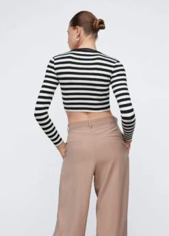 T-shirt Crop à Rayures -Vêtements Pascher 57034415 05 R