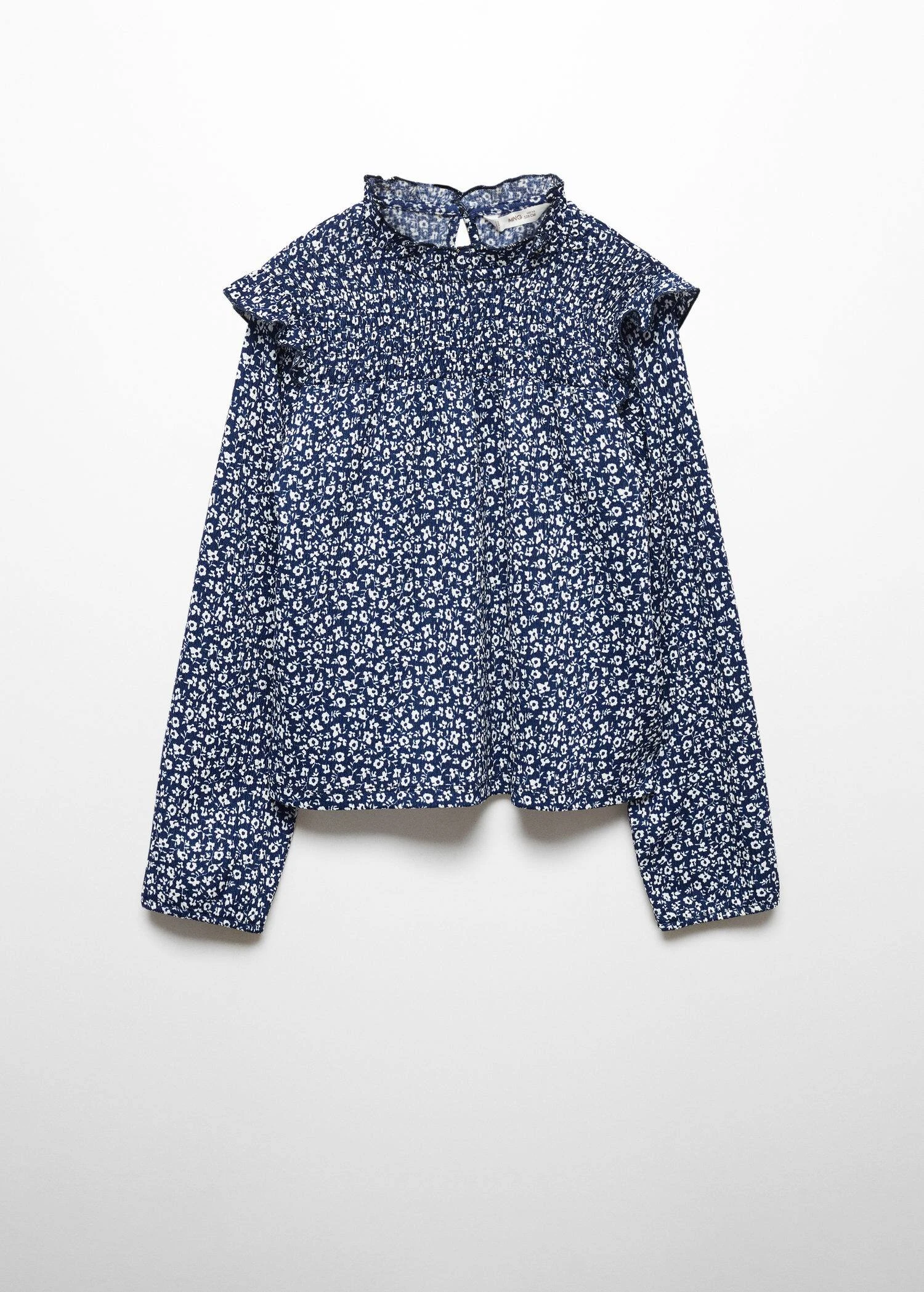 T-shirt Volants Imprimé Floral 3 T-shirt Volants Imprimé Floral