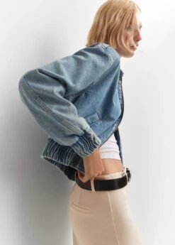 Veste Bomber En Jean -Vêtements Pascher 57034432 DI D6