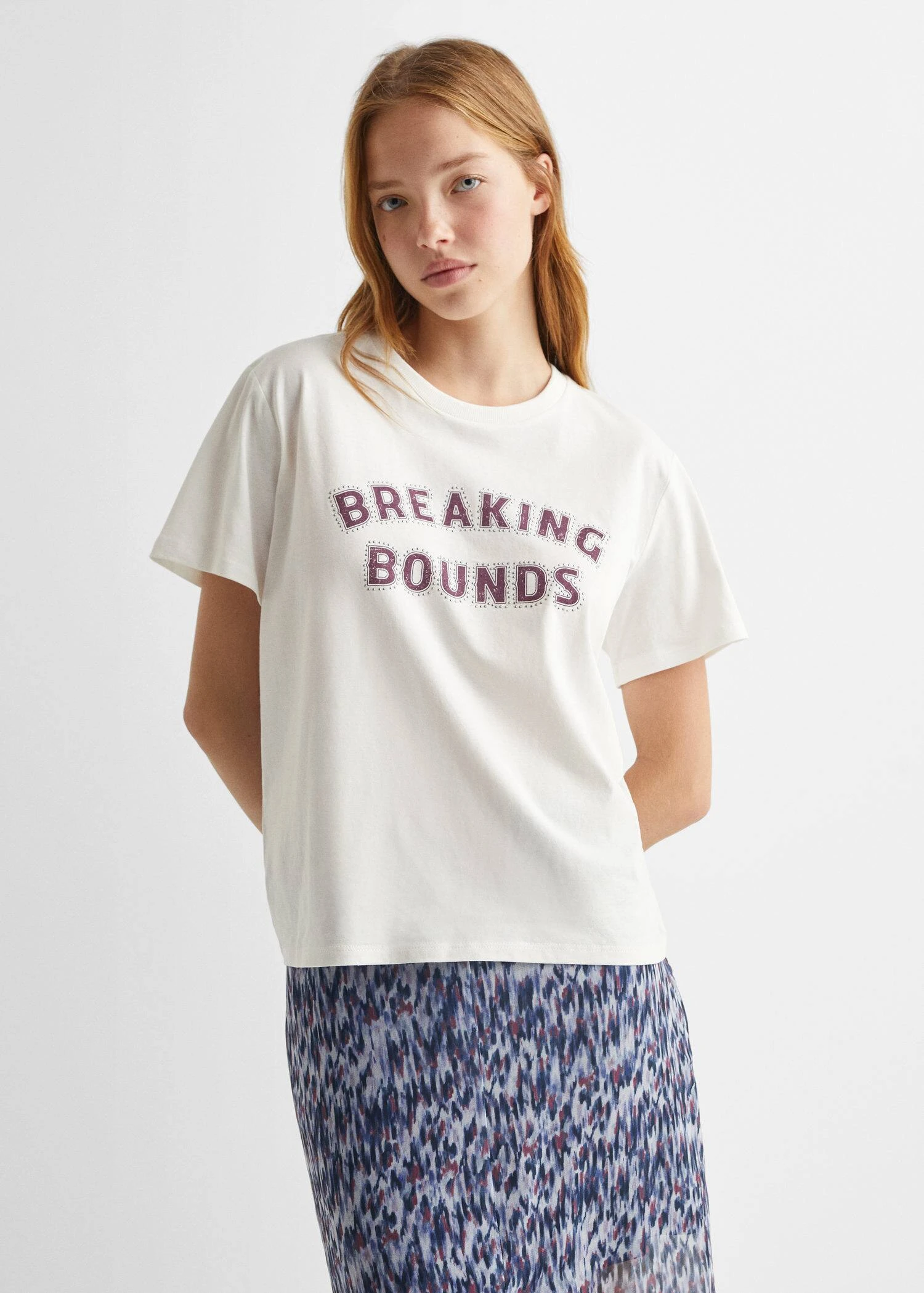 T-shirt Message Manches Courtes 3 T-shirt Message Manches Courtes