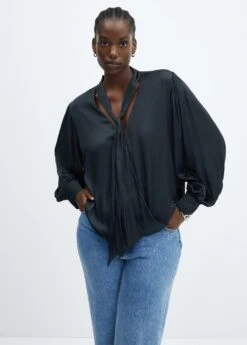 Blouse Satinée Nœud -Vêtements Pascher 57035791 95 D5
