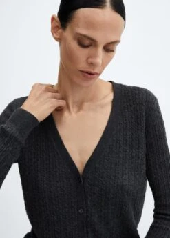 Cardigan Laine Torsades -Vêtements Pascher 57035802 95 D1