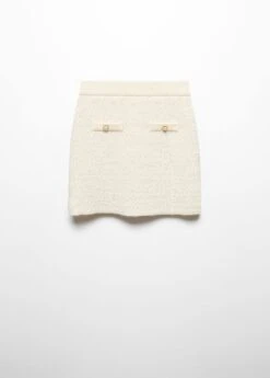 Jupe Maille Boutons Bijoux 17 Jupe Maille Boutons Bijoux -Vêtements Pascher 57035810 02 B