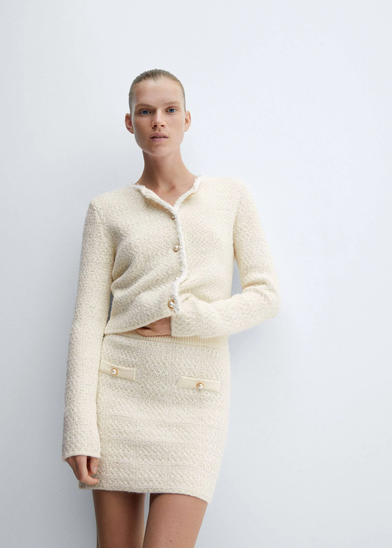 Jupe Maille Boutons Bijoux 7 Jupe Maille Boutons Bijoux – Image 5