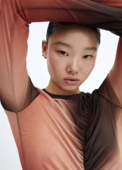 T-shirt Dégradé Détail Froncé -Vêtements Pascher 57035812 30 D1