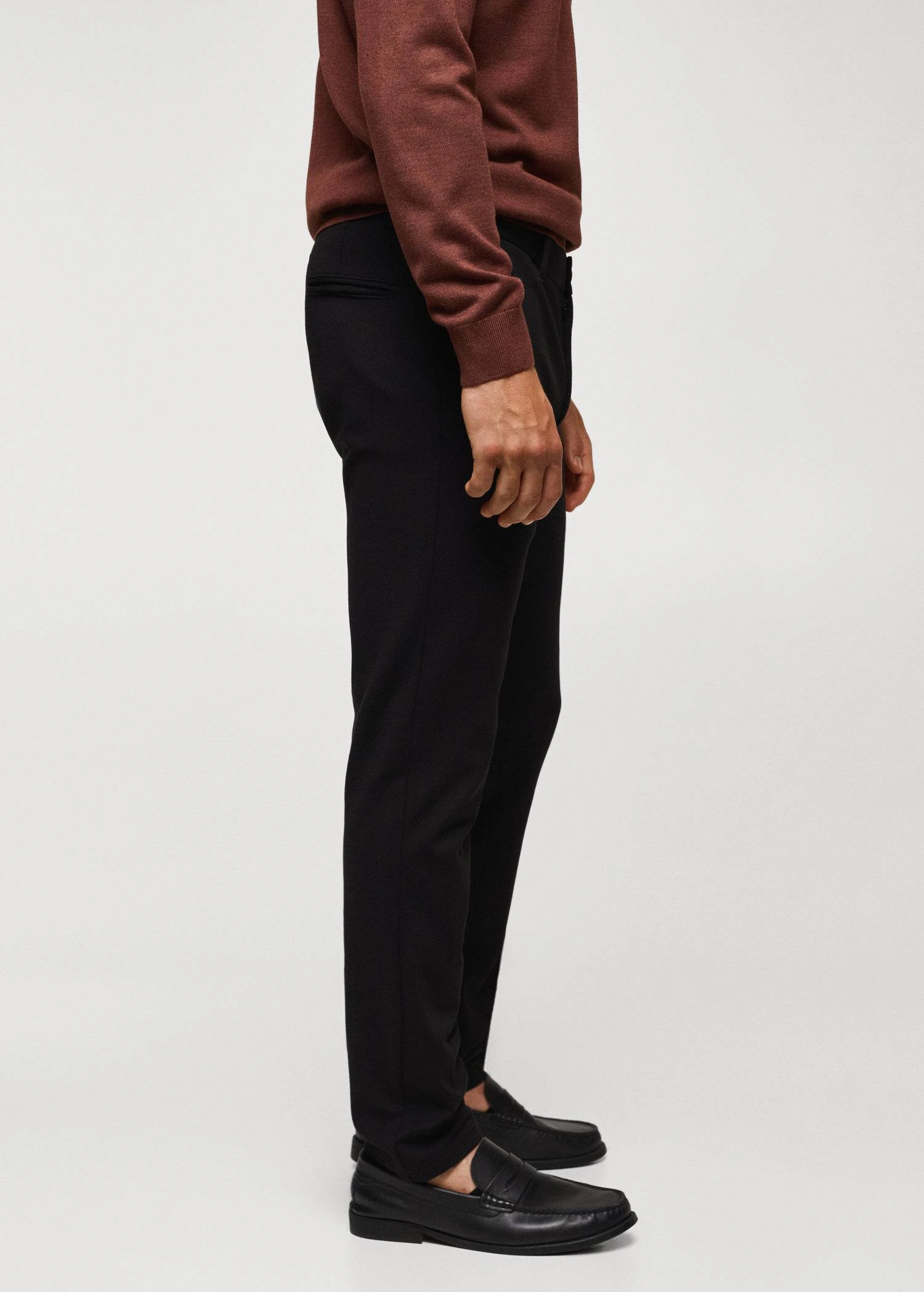 Pantalon Slim-fit Tissu Stretch 8 Pantalon Slim-fit Tissu Stretch – Image 6