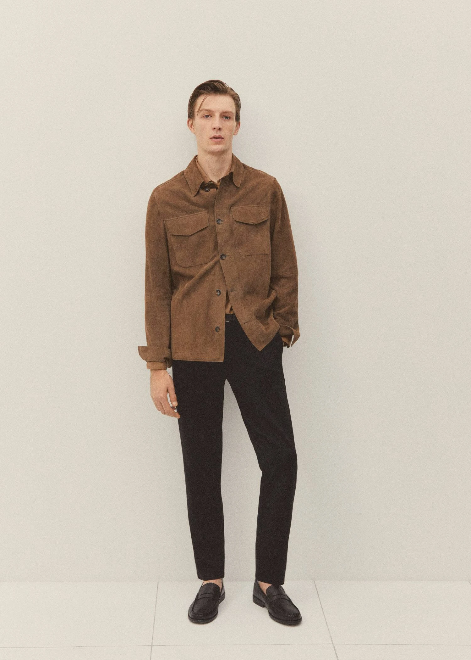 Pantalon Slim-fit Tissu Stretch 9 Pantalon Slim-fit Tissu Stretch – Image 7