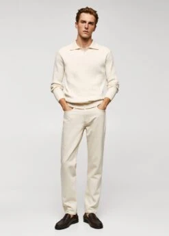 Polo Maille Fine Côtelée -Vêtements Pascher 57035957 02 99999999 01