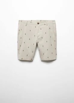 Bermuda Slim-fit Coton Micro-imprimé -Vêtements Pascher 57035958 08 B