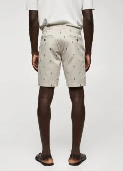 Bermuda Slim-fit Coton Micro-imprimé -Vêtements Pascher 57035958 08 R