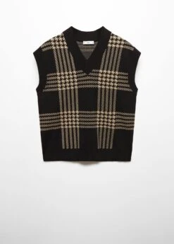 Gilet Maille Fine Pied-de-poule -Vêtements Pascher 57035967 99 B