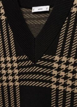 Gilet Maille Fine Pied-de-poule -Vêtements Pascher 57035967 99 D8