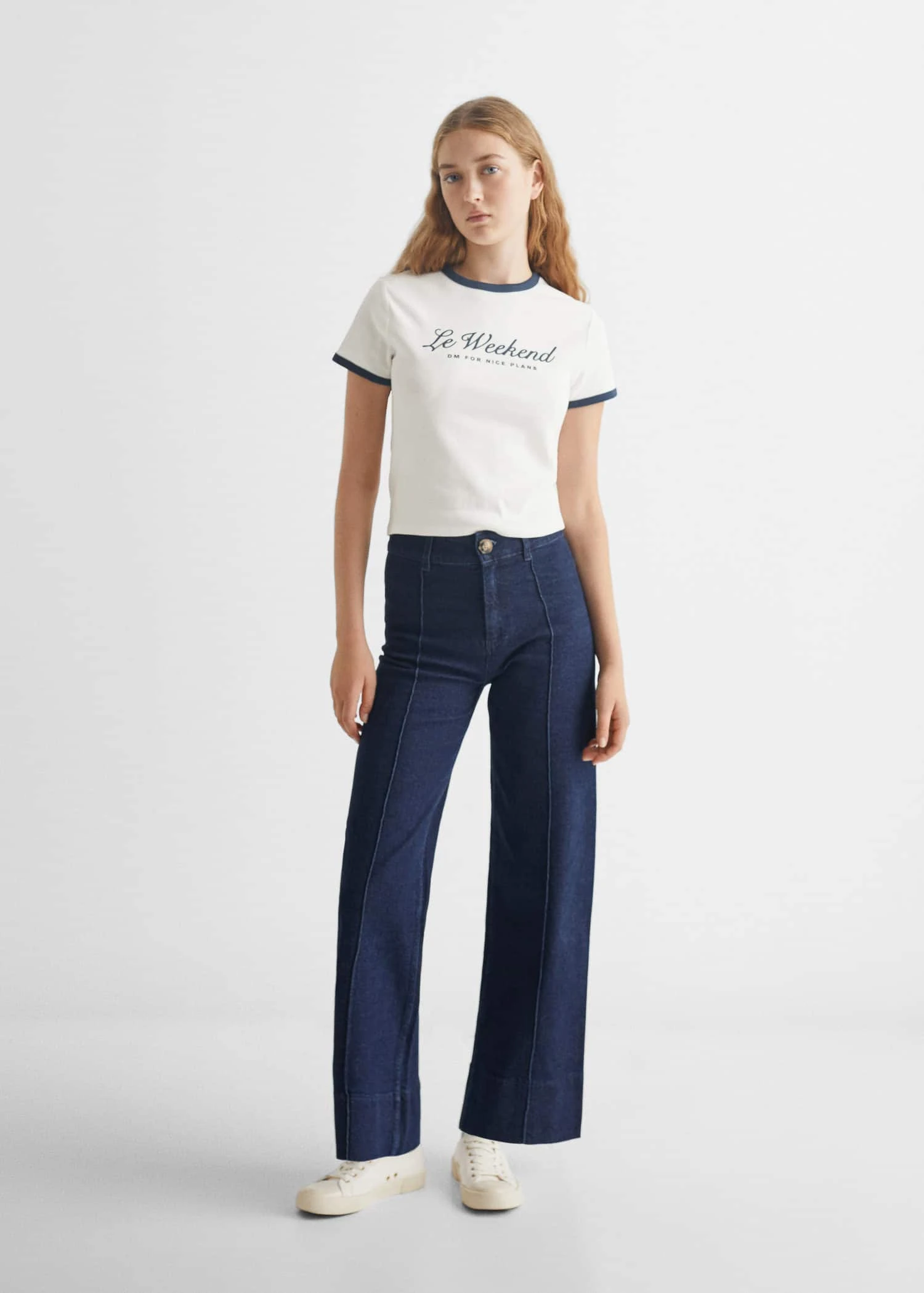 T-shirt Crop Message 4 T-shirt Crop Message – Image 2