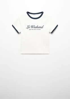 T-shirt Crop Message 15 T-shirt Crop Message -Vêtements Pascher 57035976 02 B